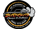 Burnouts Classics and Collision LLC. 5100 W. Remus Road, Mt. Pleasant, MI 48858 Burnouts Classics and Collision LLC. Logo