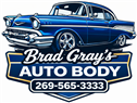 Brad Gray's Auto Body Logo