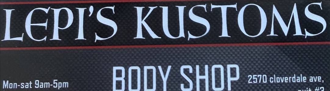 Lepis Kustoms & Auto Body Logo