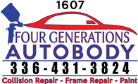 Four Generations Auto Body Logo