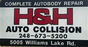 H & H Auto Collision & Repairs LLC Logo