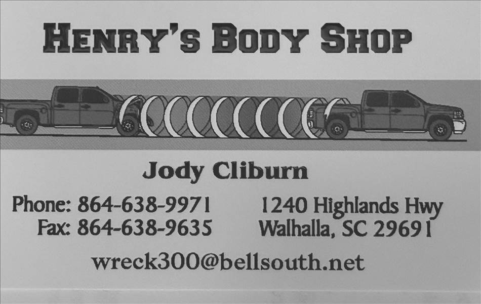 Henry's Body Shop Logo