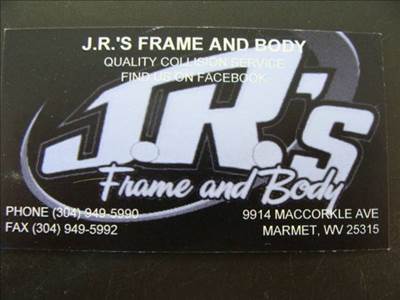 J.R.'s Frame and Body Logo