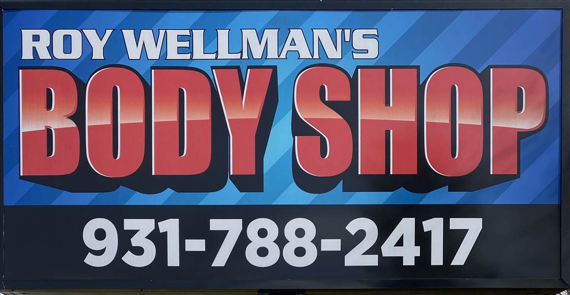 Roy Wellman's Body Shop Logo