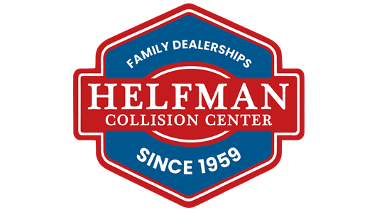 Helfman Collision Center 7720 Katy Freeway @ Silber Rd, Houston, TX 77024 Helfman Collision Center Logo