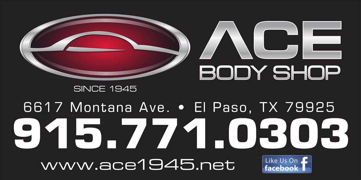 Ace Body Shop 6617 Montana Ave., El Paso, TX 79925 Ace Body Shop Logo