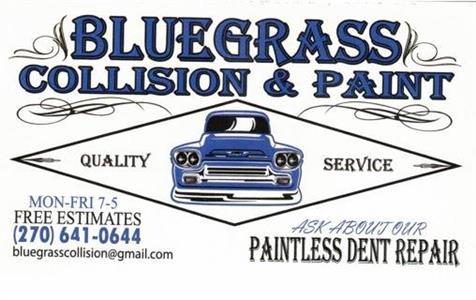 Bluegrass Collision & Paint, LLC 1616 State Route 181 South, Greenville, KY 42345 Bluegrass Collision & Paint, LLC Logo