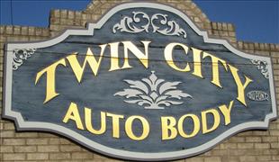 Twin City Auto Body 1427 E Main, Gas City, IN 46933 Twin City Auto Body Logo