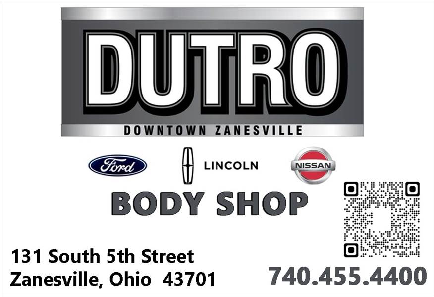 Dutro Ford Body Shop 131 South 5th St, Zanesville, OH 43701 Dutro Ford Body Shop Logo