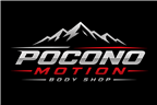 Pocono Motion Auto Body Logo