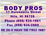 Body Pros 17 Halekauila St, Hilo, HI 96720 Body Pros Logo