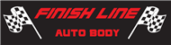 Finish Line Auto Body of Red Lion Logo