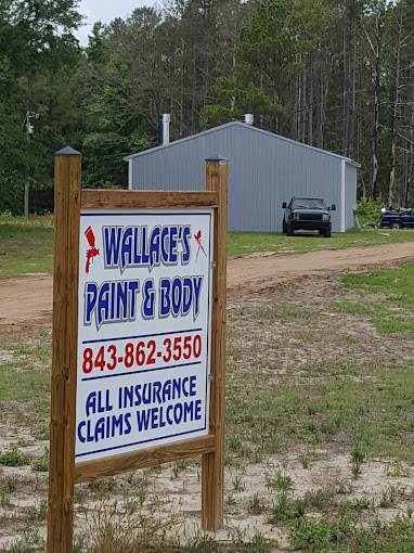 Wallace's Paint & Body 115 Joey's Cir,, Blenheim, SC 29516 Wallace's Paint & Body Logo
