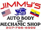 Jimmy's Auto Body & Mechanic Shop 197 1/2 Bartlett Street, Lewiston, ME 04240 Jimmy's Auto Body & Mechanic Shop Logo