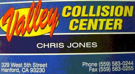 Valley Collision Center, Inc 329 W 5th Street, Hanford, CA 93230 Valley Collision Center, Inc Logo
