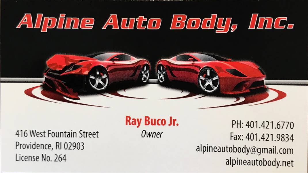 Alpine Auto Body, Inc. 416 W Fountain St, Providence, RI 02903 Alpine Auto Body, Inc. Logo