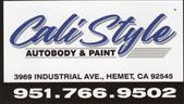 Cali Style Auto Body 3969 Industrial Ave, Hemet, CA 92545 Cali Style Auto Body Logo