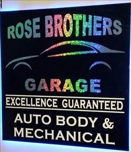 Rose Brothers Garage Logo
