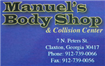 Manuel's Body Shop & Collision Logo