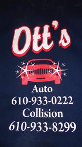Ott's Auto Body Shop LLC 5 Ott's Lane, Phoenixville, PA 19460 Ott's Auto Body Shop LLC Logo