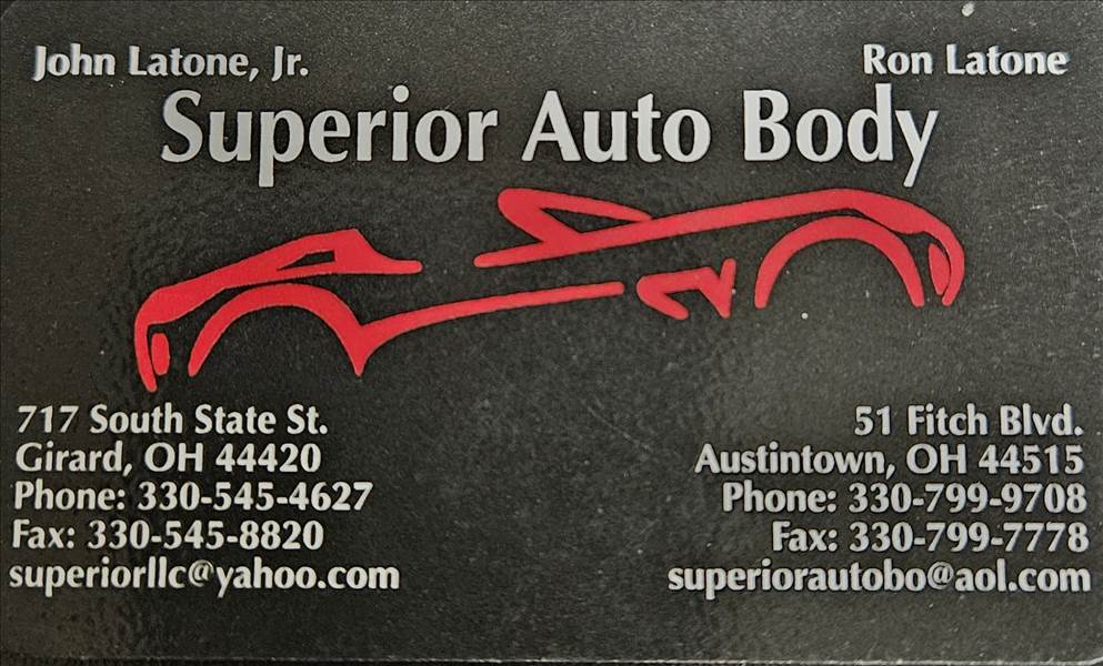 Superior Auto Body L.L.C. - Girard Location 717 South State Street, Girard, OH 44420 Superior Auto Body L.L.C. - Girard Location Logo