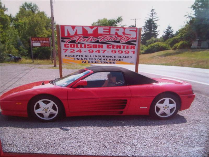 Myers Auto Body 976 Steubenville Pike, Burgettstown, PA 15021 Myers Auto Body Logo