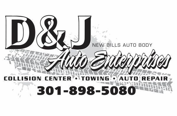 D & J Auto Enterprises 12440a Creagerstown Rd, Thurmont, MD 21788 D & J Auto Enterprises Logo