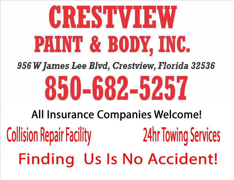 Crestview Paint & Body Logo