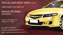 Mcclellan's Body Shop PO BOX 156 Walnut Street, Tipton, PA 16684 Mcclellan's Body Shop Logo