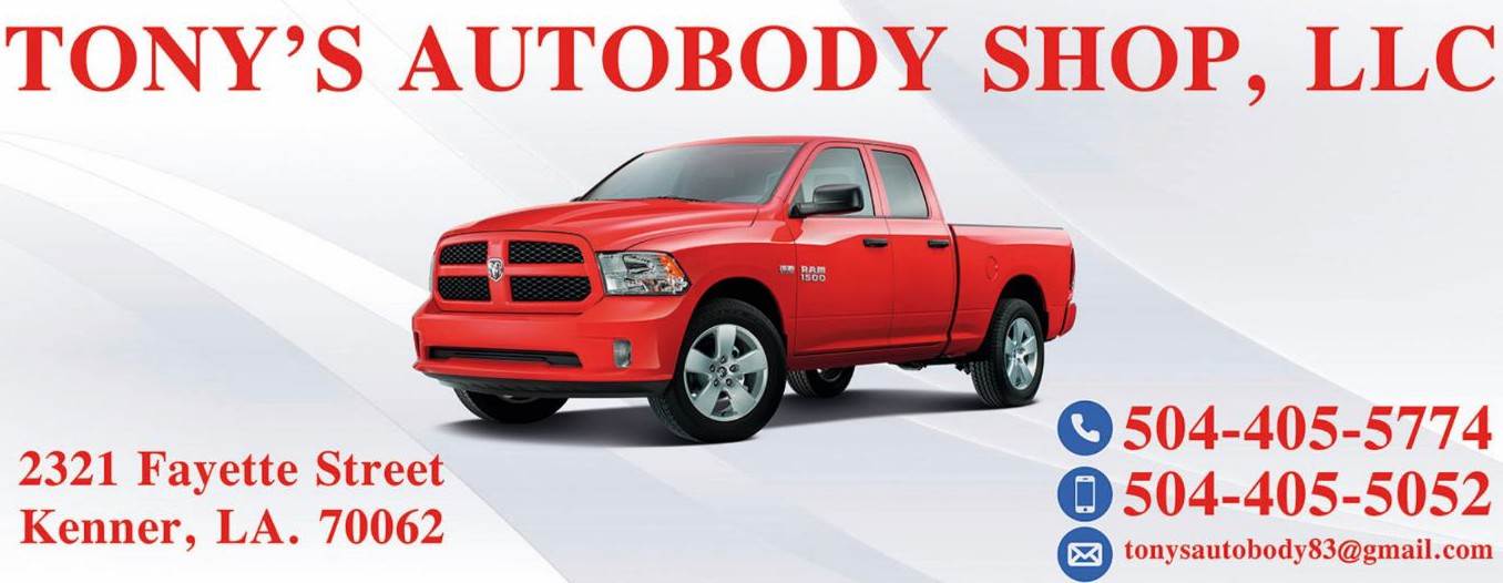 Tony's Autobody Shop 2321 Fayette St, Kenner, LA 70062 Tony's Autobody Shop Logo