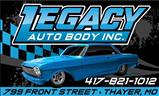 Legacy Auto Body & Towing 799 Front St, Thayer, MO 65791 Legacy Auto Body & Towing Logo