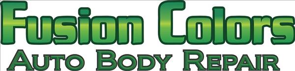 Fusion Colors Auto Body Repair Logo