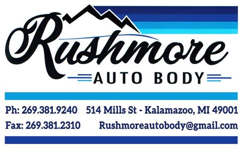 Rushmore Auto Body 514 Mills Street, Kalamazoo, MI 49001 Rushmore Auto Body Logo