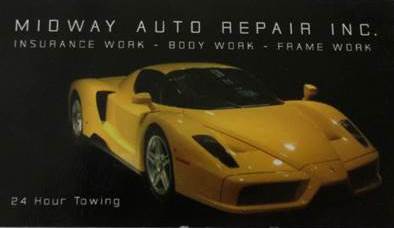 Midway Auto Repair 5438 S Central Ave, Chicago, IL 60638 Midway Auto Repair Logo