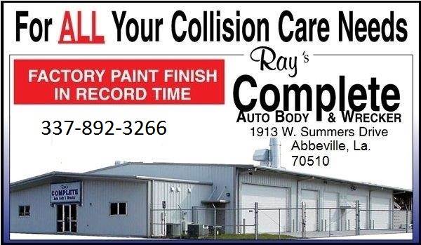 Ray's Complete Auto Body & Wrecker 1913 West Summers Drive, Abbeville, LA 70510 Ray's Complete Auto Body & Wrecker Logo
