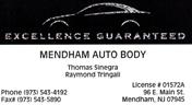 Mendham Auto Body 96 E Main St, Mendham, NJ 07945 Mendham Auto Body Logo
