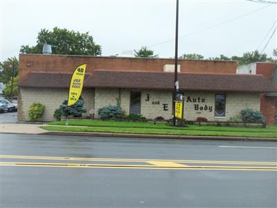 J & E Auto Body 1183 Raritan Rd, Clark, NJ 07066 J & E Auto Body Logo