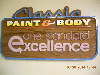 Classic Paint & Body 1427 34th St, Wichita Falls, TX 76302 Classic Paint & Body Logo
