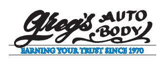 Greg's Auto Body, Inc. 12745 Whittier Blvd., Whittier, CA 90602 Greg's Auto Body, Inc. Logo
