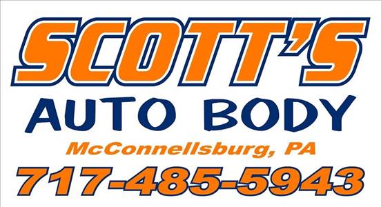Scott's Auto Body 1046 Rock Hill Rd, Mc Connellsburg, PA 17233 Scott's Auto Body Logo