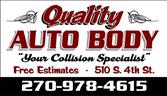 Quality Auto Body LLC 510 S. 4th Street, Murray, KY 42071 Quality Auto Body LLC Logo