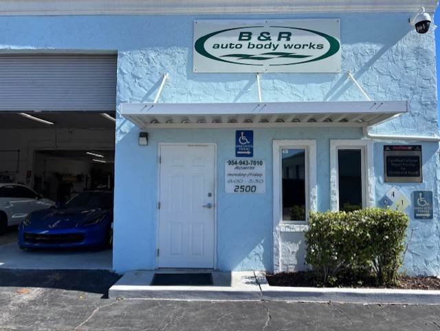 B & R Auto Body Works, Inc 2500 Ne 5th Ave, Pompano Beach, FL 33064 B & R Auto Body Works, Inc Logo