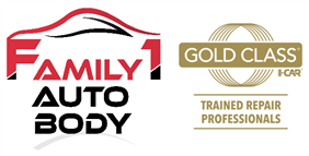 Family 1 Auto Body Logo