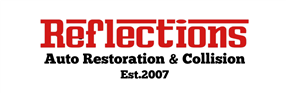 Reflections Auto Restoration & Collision 4 Evergreen Way Unit 1, Harwich, MA 02645 Reflections Auto Restoration & Collision Logo