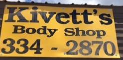 Kivett's Body Shop 137 Industrial Park, Hollister, MO 65672 Kivett's Body Shop Logo