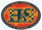 H & S Body Works & Towing Logo