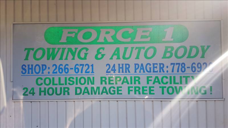 Force 1 Autobody Logo