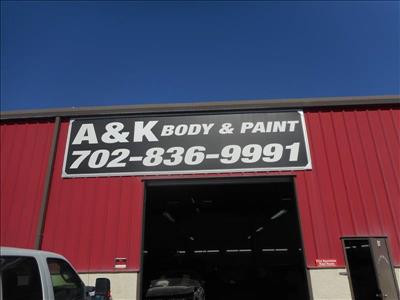 A & K Body and Paint LLC 4540 Arville Street, Las Vegas, NV 89103 A & K Body and Paint LLC Logo