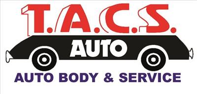 Tacs Auto Body & Service Physical Address: 525 US Route 9w, Glenmont, NY 12077 Tacs Auto Body & Service Logo