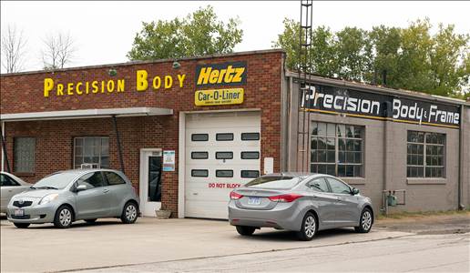 Precision Body & Frame 2803 Venice Rd, Sandusky, OH 44870 Precision Body & Frame Logo